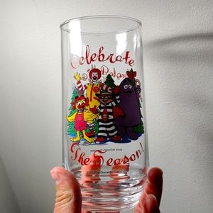 McDonald's Celebrate the season glass cup